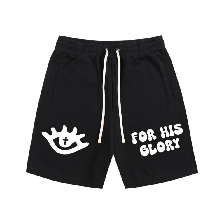 for-his-glory-shorts-black