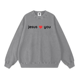 JESUS LOVES YOU Washed Sweatshirt