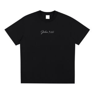 JOHN 3:16 Sorona T-Shirt BLACK