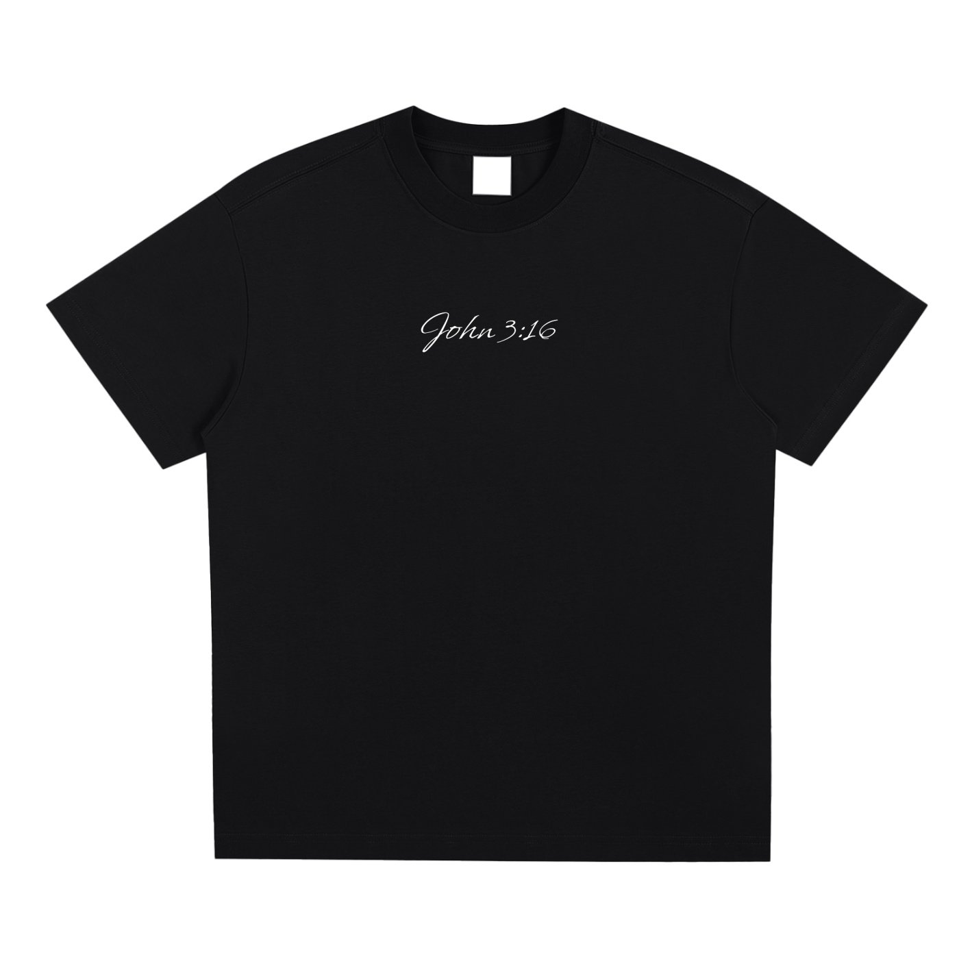 JOHN 3:16 Sorona T-Shirt BLACK