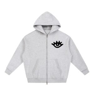 GOD'S PLAN Boxy Hoodie GREY
